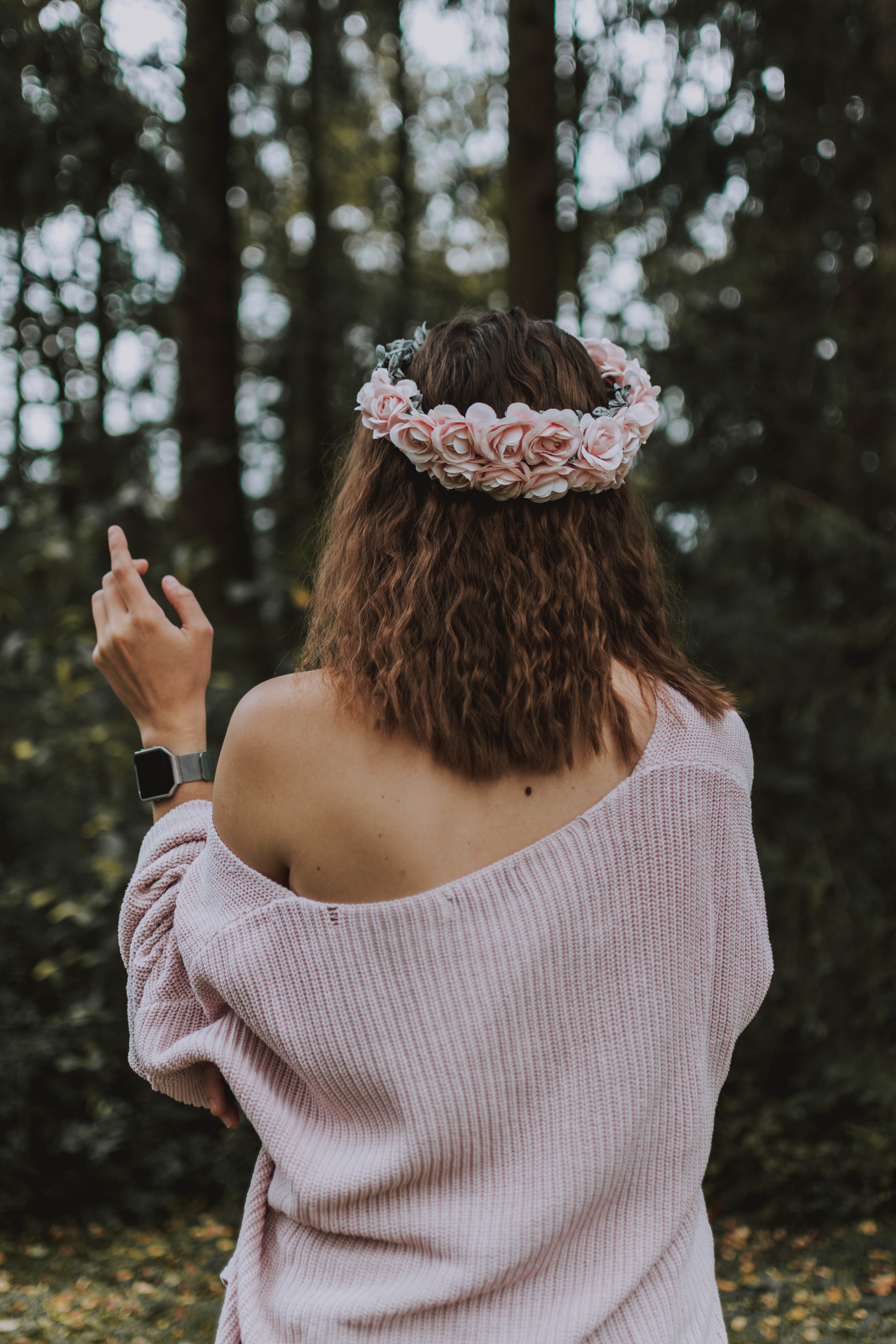 couronne de fleurs pour célébration